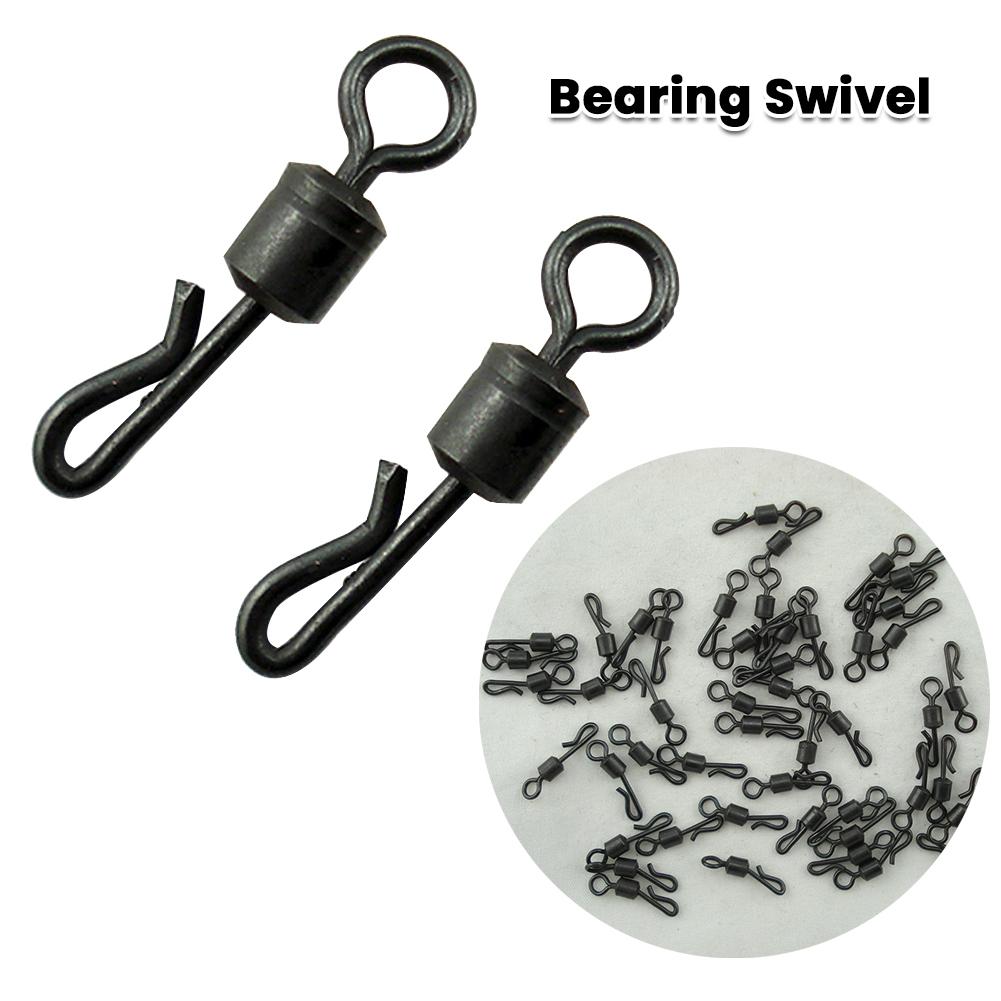 Рыболовные вертлюги Инструмент Оснастка Рыболовный вертлюг-застежка Q-образная Быстросъемная Карповая рыбалка Аксессуары 50pcs