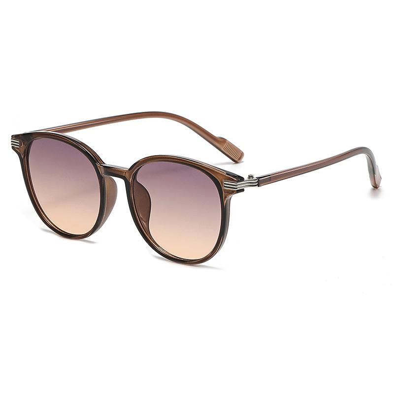 Round Large Frame Ladies Sunglasses