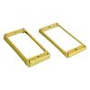 2PCS Guitar Pickup Frame Metal Bridge and Neck Pickups Cover Frame for Musical Instruments