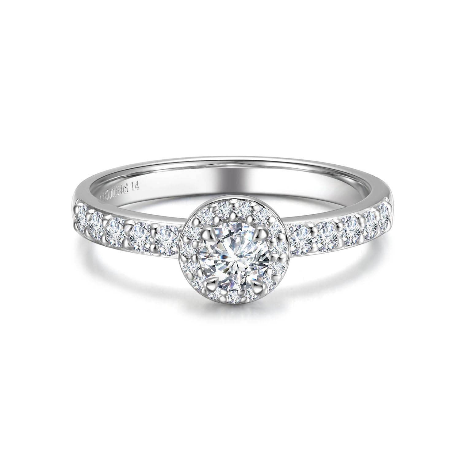 

AGVANA Series Proposal Engagement Ring with Size 12 26 Wedding Perfect for Everyday White Day Christmas Gift Wrapping Included halo Women s Ring,