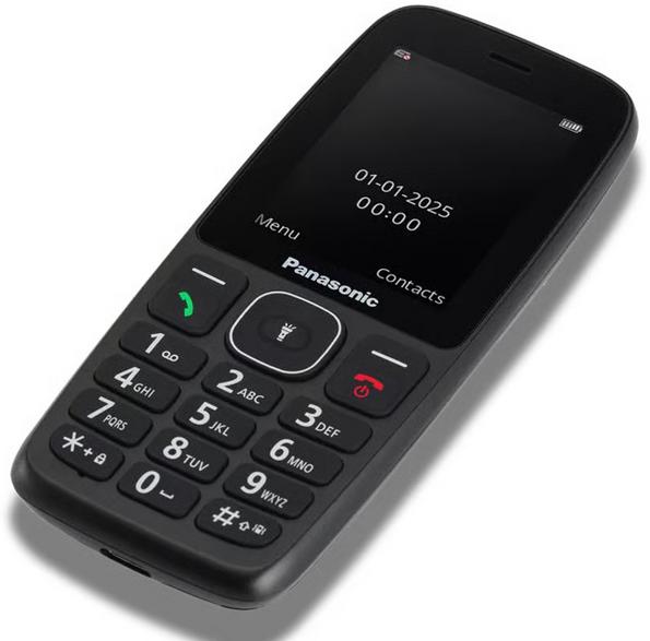 Panasonic kx-tf400exb black mobile phone