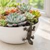 Hanging Decor Dog Climbing Garden Statue Dog Garden Figurine  Flower Pot