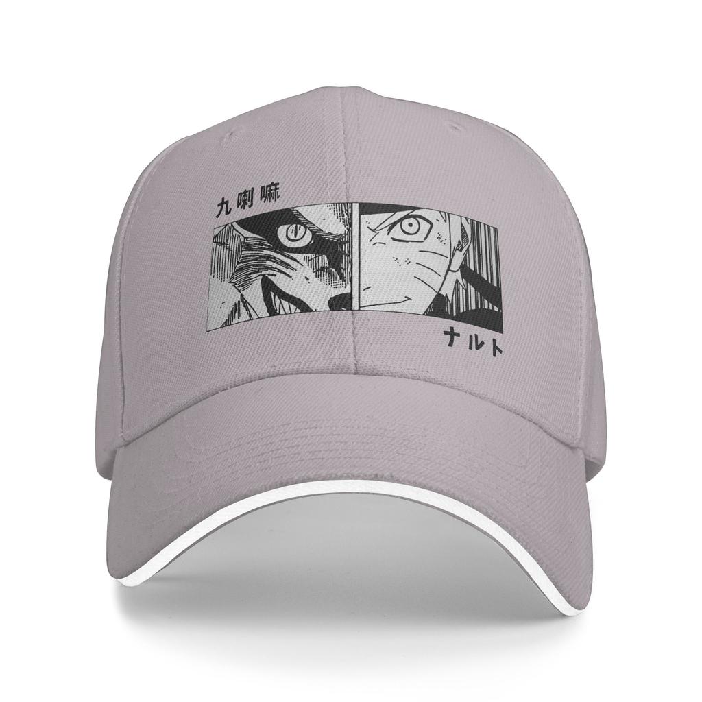 Kurama and Naruto Women Unisex Baseball Cap Casual Outdoor Cap Anime Unisexga Fashion Snapback Hats Spring Adjustable Hat