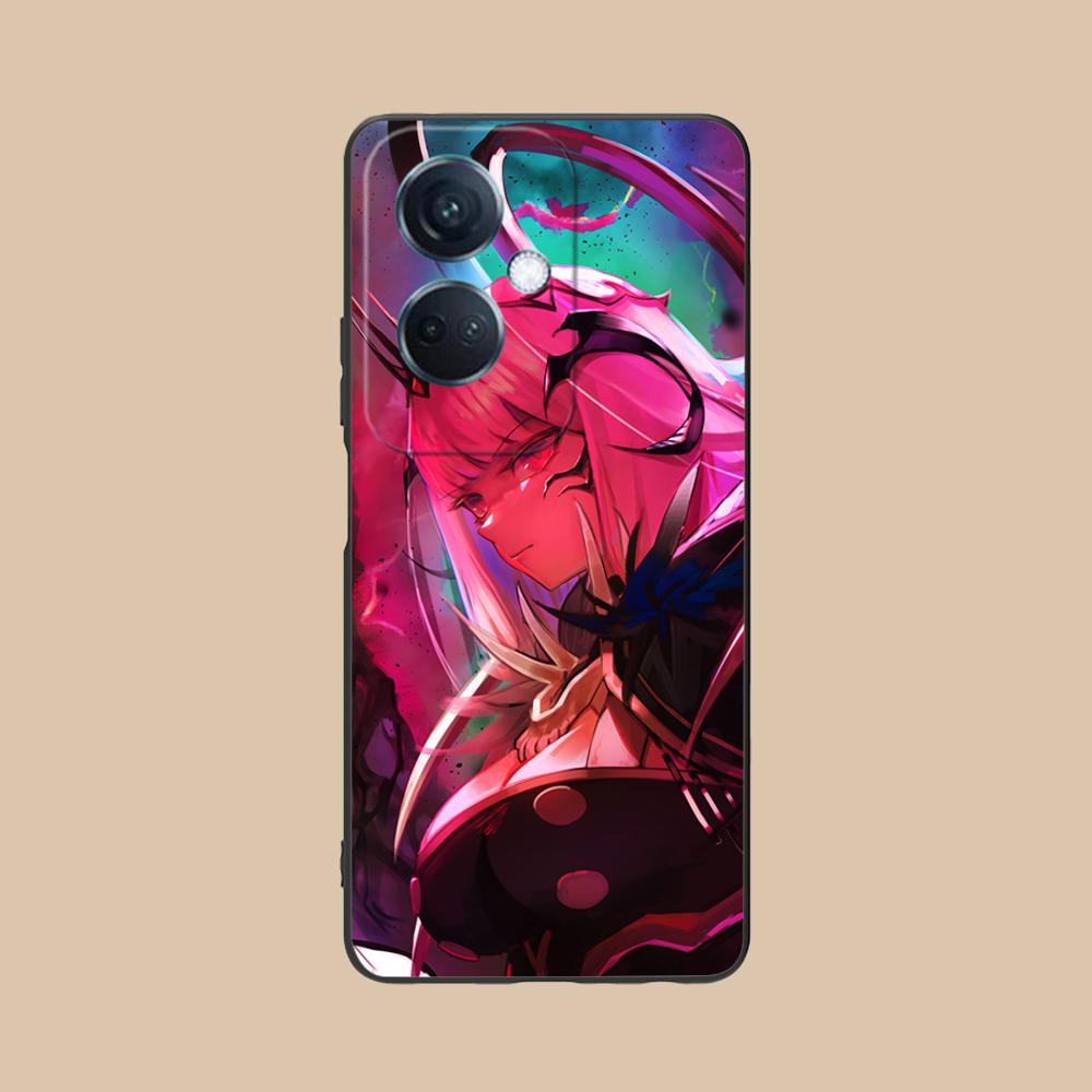 Holo Mori Calliope Matte TPU Mobile Phone Case for OPPO Reno 14 13 12 11 10 9 8 7 6 5 F T Pro 5G Colorful Printing Cover