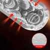 Masturbation Cup For Men Simulated Soft Vagina Transparent Adult Endurance Exercise Adult Vacuum Aircraft Cup Male Sex Toy