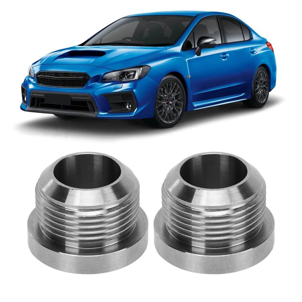 2Pcs Automotive Fitting Stainless Steel Weld On Bung AN16 Weldable Fitting Drain Fitting Coolant Systems