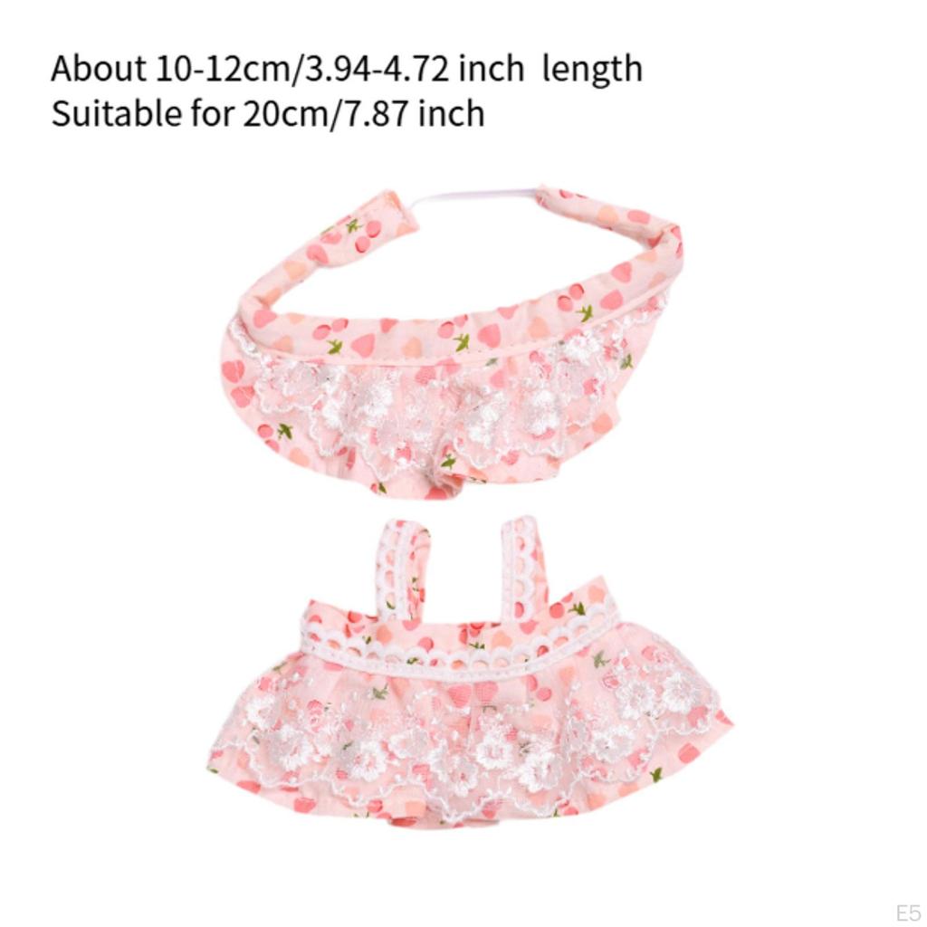 20cm Dolls Clothes ,Doll Skirt Outifits Doll Accessories, Toys Adorable Dress Up ,Dolll Suit