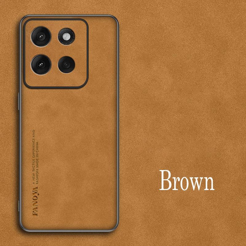 

For Moto G56 G86 G96 Luxury Sheepskin Leather Shockproof Silicone Case For Motorola Moto G86 G56 G96 Phone Case Cover Coque Motorola Moto G56 коричневый