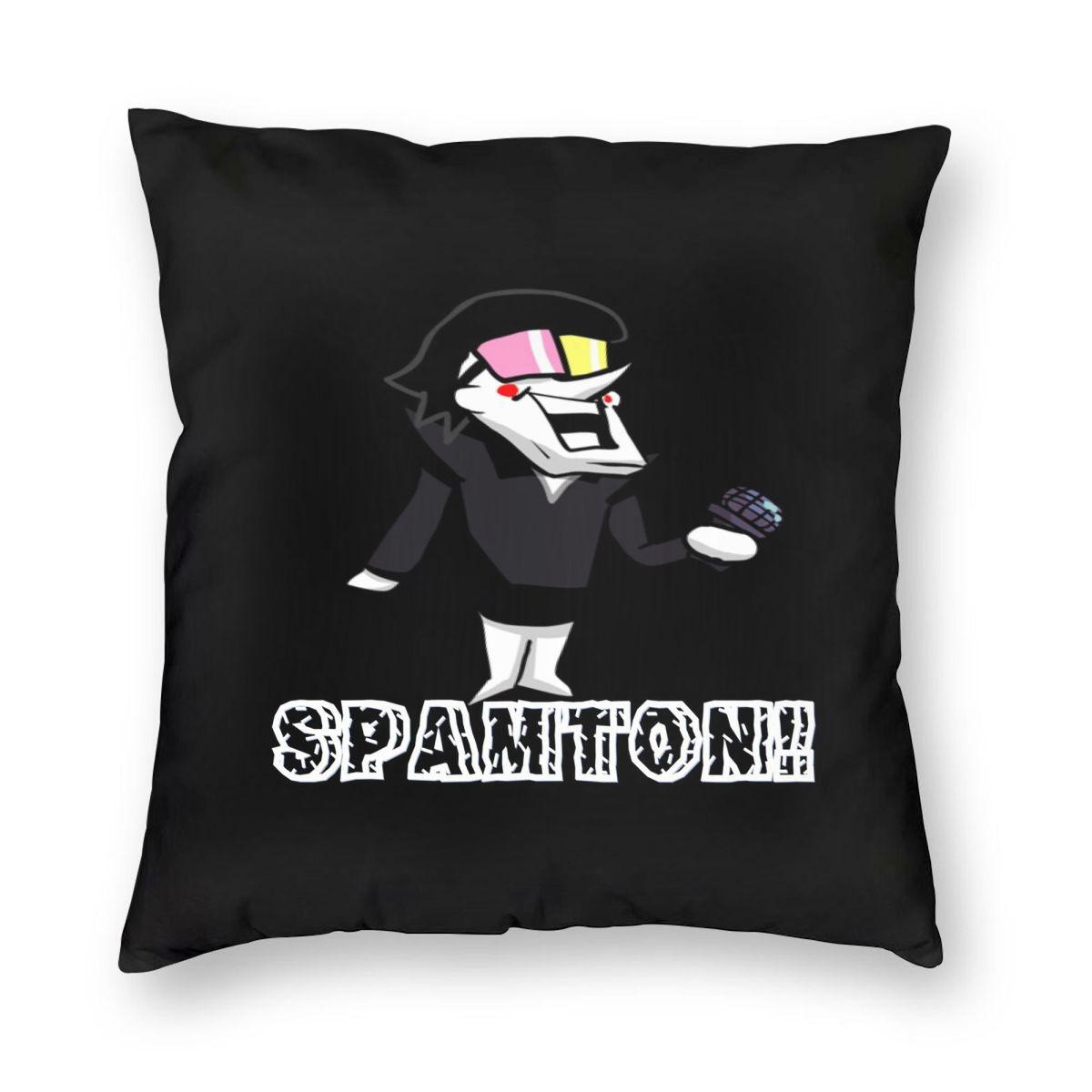 Spamton Deltarune Big Shot Квадратная Наволочка Чехол для Подушки Подушка Декоративная Подушка для Дома Спальни Автомобиля 12x12Inch