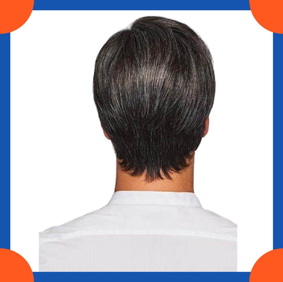 2025 Europäische Mode Perücke Kurze Gerade Perücke Für Männer HW730