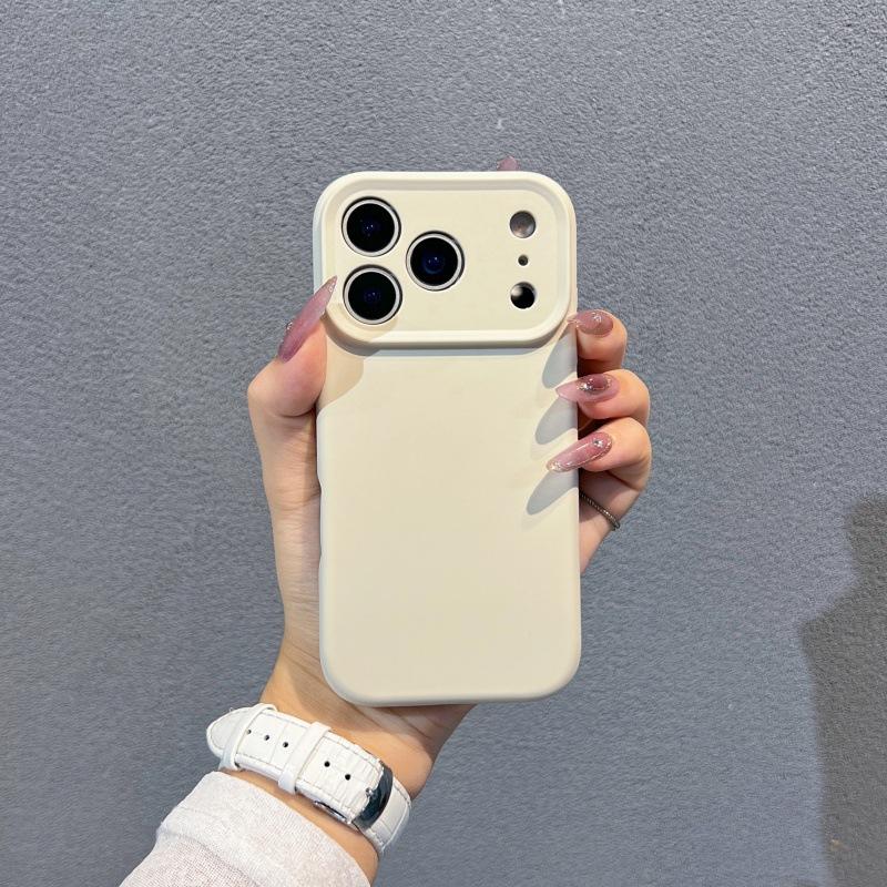 Liquid Silicone Is Suitable for iPhone17 Pro Mobile Phone Case, Simple Skin Feel, Apple 16 Pro All-inclusive Anti-drop Protective Case.