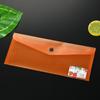 1 Pz Set di Buste di Plastica A6 Trasparenti Cartelle Busta Porta Documenti Colorate Studenti Borsa per Imballaggio Carta Cartellina