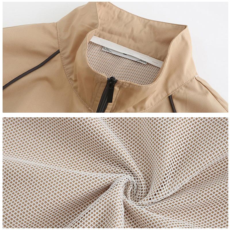 2024 männer Sommer Klimaanlage Kleidung Fan Kühl Weste Neue USB Lade Kühlung Sport Mann Outdoor Einfarbig Mantel Plus Größe