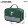 FunBlast First Aid Travel Bag - Portable Medicine Bag with Handle, Medicine Storage Bag, Pill Organizer, Zippered Medicines Bag for School, Trave