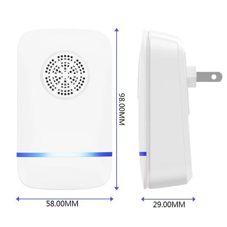 Ultrasonic Electronic Mouse, Insect & Mosquito Repeller - Complies with US and European Regulations