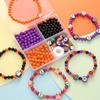 Halloween Printed DIY Circular Beads for Jewelry Making Pumpkin Spider Web Skull Head Bead