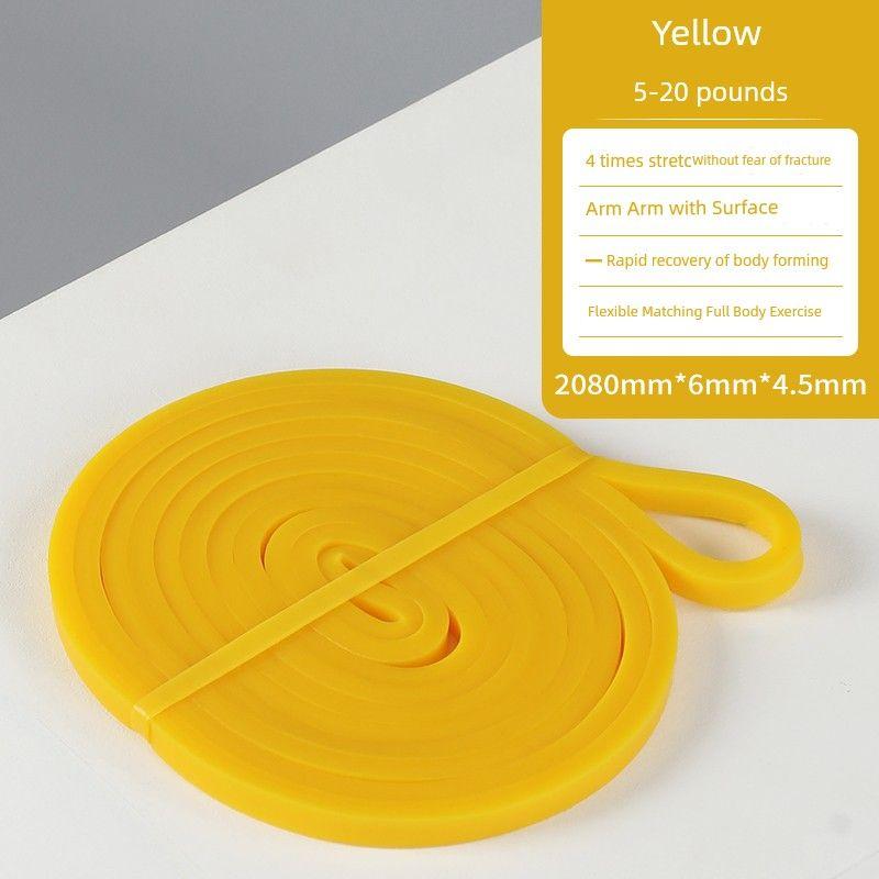 

Elastic Band Pulling Rope Fitness Chest Trainer Pull-up Yoga Shaping Resistance Band Muscle Exercise Exercise [Yellow 8-15 pounds] small resistance training