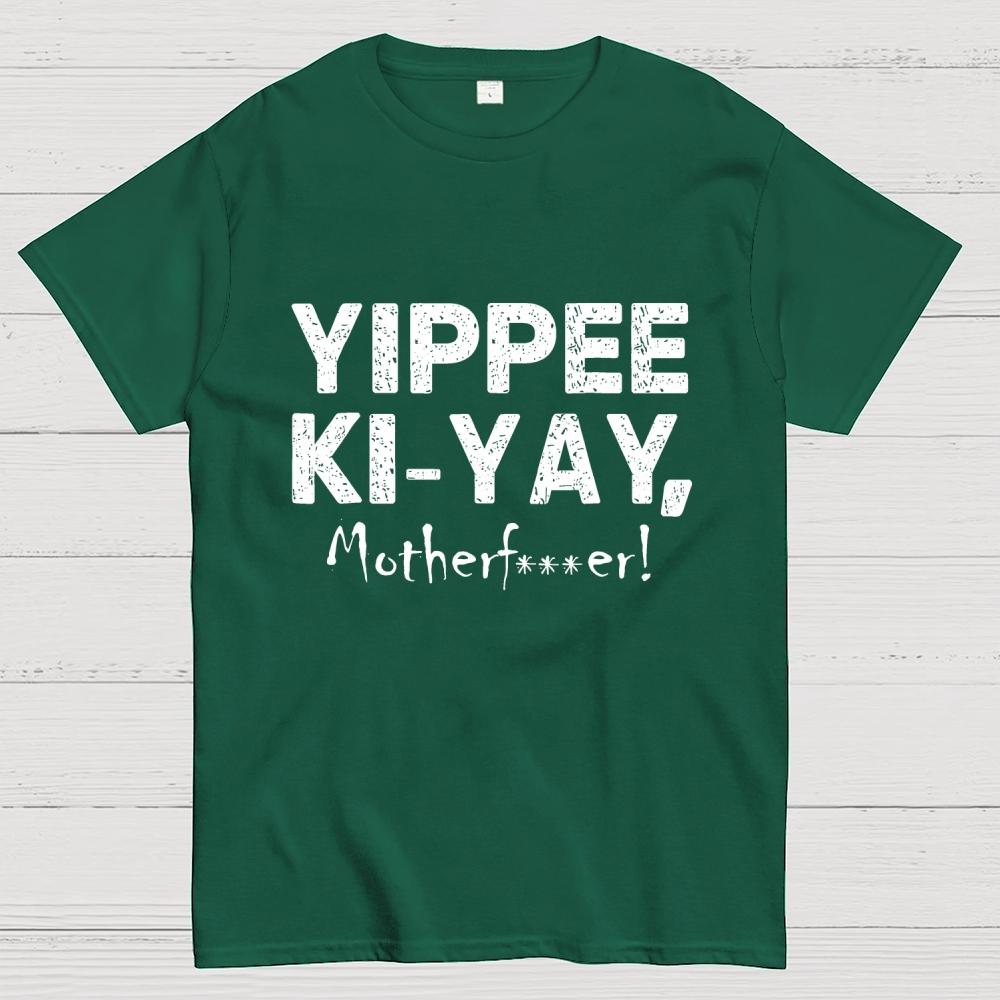 Yippee-Ki-Yay Cotton Summer Casual Cool Loose T-Shirt