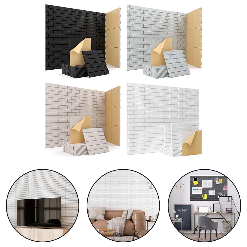 Polyester Fiber Sound Insulation Wall Panel Wall Sticker Felt Board Suitable For Hotels Kindergartens Schools Wall Decor 30*30cm
