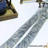 2 Stück 50cm Goldfäden Spitzenband Organza Chinesischer Antiker Stil Bambusstickerei Spitzenbesätze für DIY Hanfu Kleid Ausschnitt