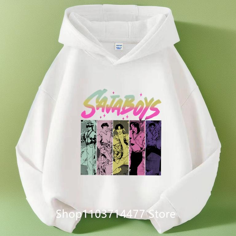 Hoodies & Sweatshirts Lässig Film Unisex Hoodies Kinder Hoodie Manga Kinder Kpop Dämonenjäger Kinder-Sweatshirt Niedlicher Tiger-Hoody für Jungen Mädchen