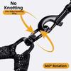 Comfortable Handle Double Head Pet Rope Reflective Pet Walking Rope Dual Dog Leash  Outdoor Walking