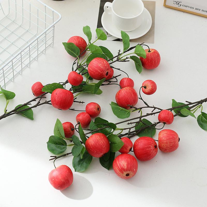 Simulation Fruit Apple Entrance Flower Arrangement Decoration For Home Decor