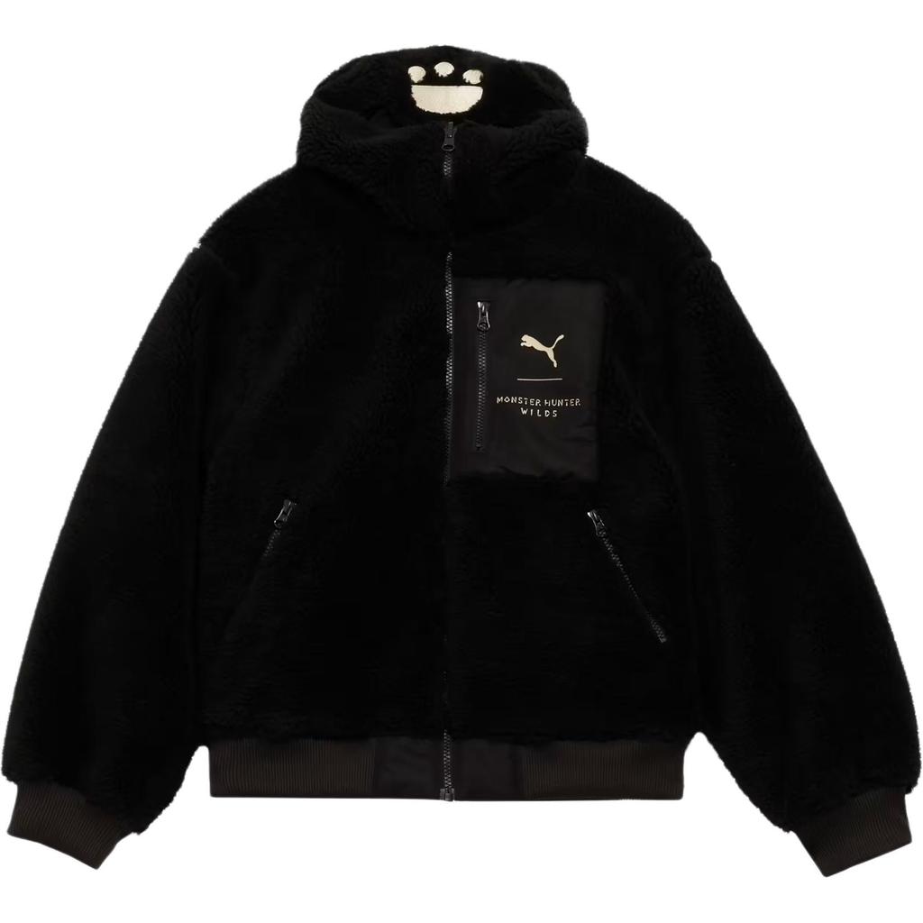 Puma X Monster Hunter Wilds Collaborazione FW25 Airou Boa Giacca Impermeabile con Zip Reversibile a Manica Lunga Giacca Unisex 636482-01