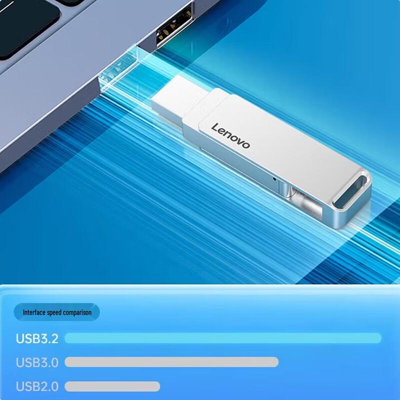 Lenovo LX200 Metal Dual-Interface USB Drive