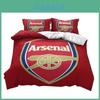 Arsenal Football Team Logo Bedding Set With Modern Style And Durable Polyester Fabric For Bedroom