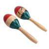 2 stk Maracas Musikkinstrument Trerangler Shaker Hånd Perkusjon Leketøy Sand Shaker for barn