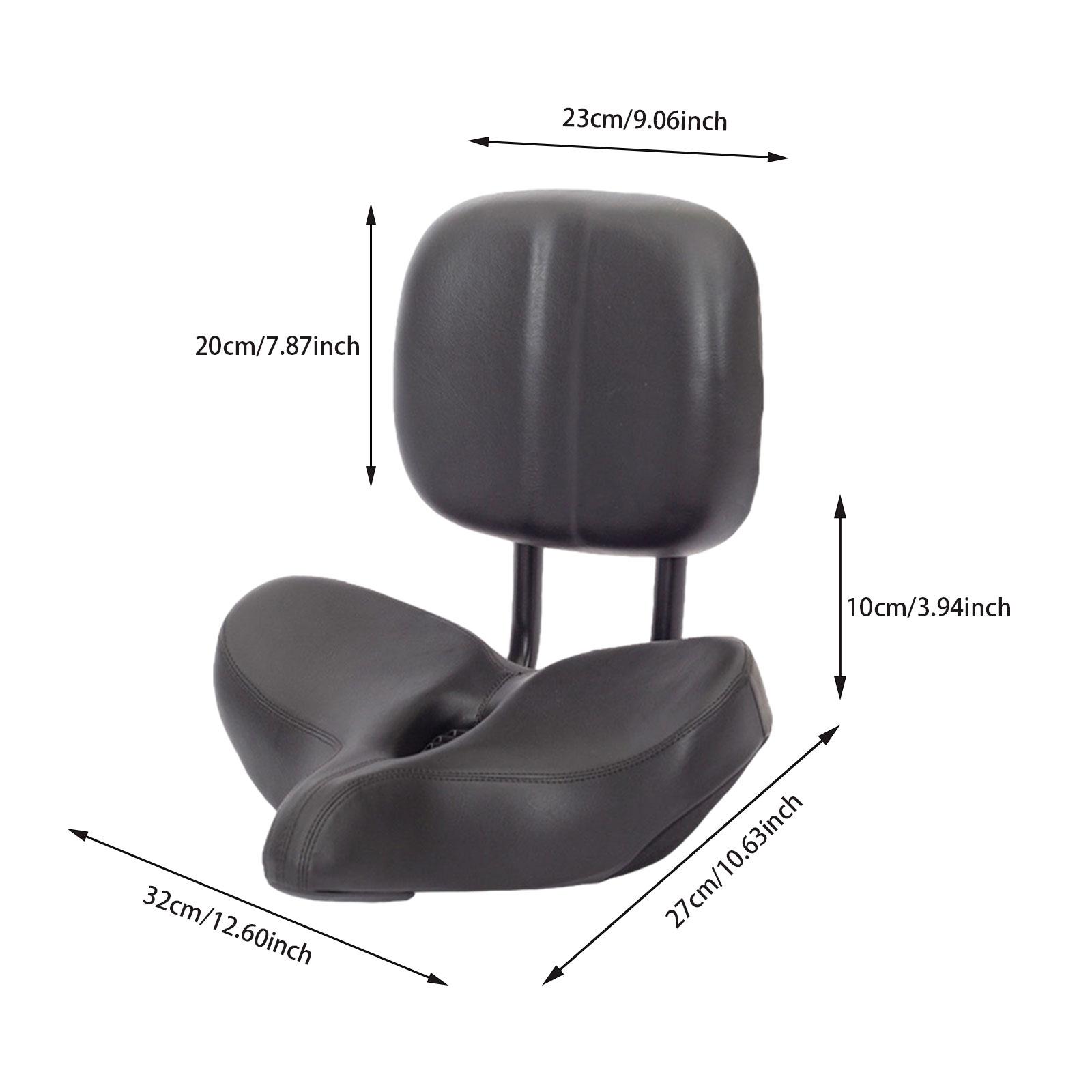 Bike Seat with Backrest Tricycle Portable