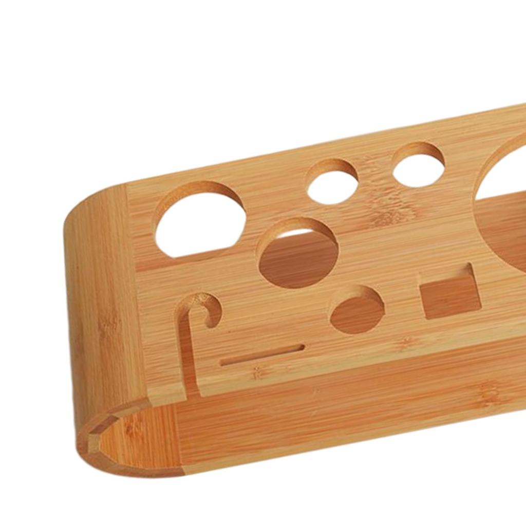 Cocktail Shaker Wooden Rack Tabletop Gift Barware Drinkware Set for Kitchen Wedding