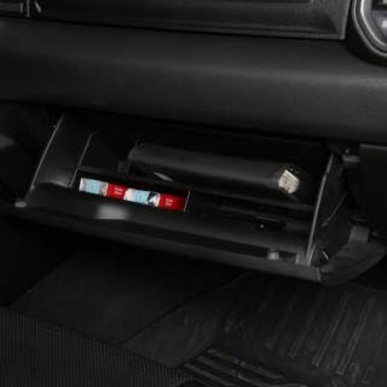 Motrobe Glove Box Organizer for Dodge 2019 2020 2021 2022 2023 RAM 1500 ABS Organizer Divider Accessories Black