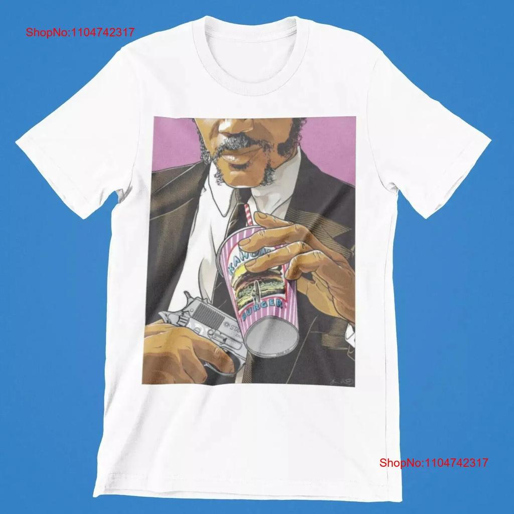 PULP FICTION T Shirt Retro Cool Jules Movie s UK vintage Washed Soft designer clothes Top For Everyday Wear Versatile
