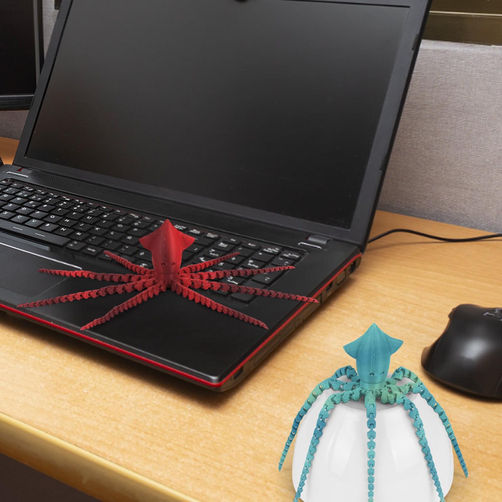 3D-печать каракатицы 3D-печать шарнирная игрушка каракатицы игрушка для взрослых и детей — фото 4