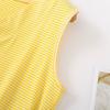 Striped Vest Dress Pajamas Women Cotton Large Size Summer Korean Style Basic Classic Loose Casual Chic Sleeveless Home Wear Trend