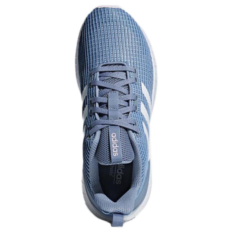 Adidas Comfortable Lightweight Non-Slip Low-Top Running Shoes Women Sneakers Blue White DB1298