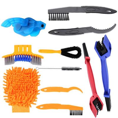 Zestaw do czyszczenia łańcucha rowerowego: Zestaw Szczotek i Pudełko do Konserwacji Roweru Górskiego