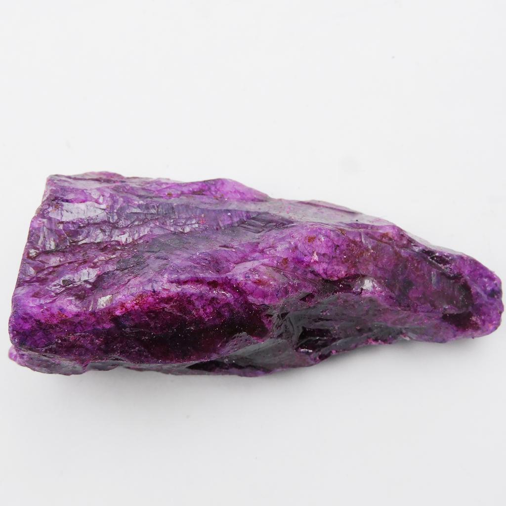 Rough 53.80 Ct Natural Earth Mined CERTIFIED Loose Gemstone Purple Sapphire