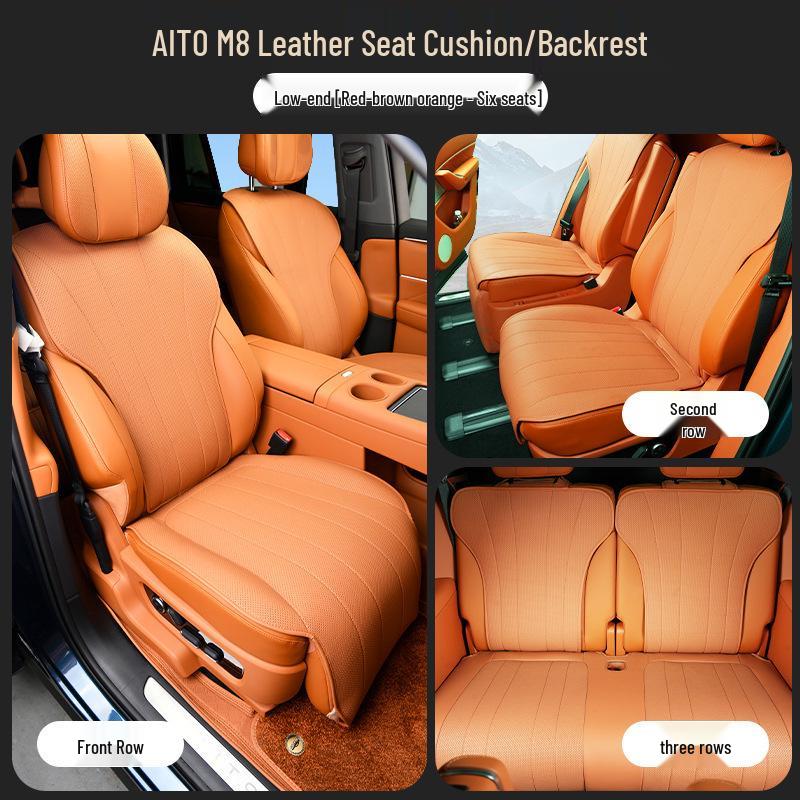 Universal AITO M8 Seat Cushion: Four-Season, Ventilated Cover, Huawei Car Modification Accessory