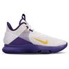Nike LeBron Witness 4 EP Lakers Pánské tenisky Bílá Amarillo Field-Purple CD0188-100