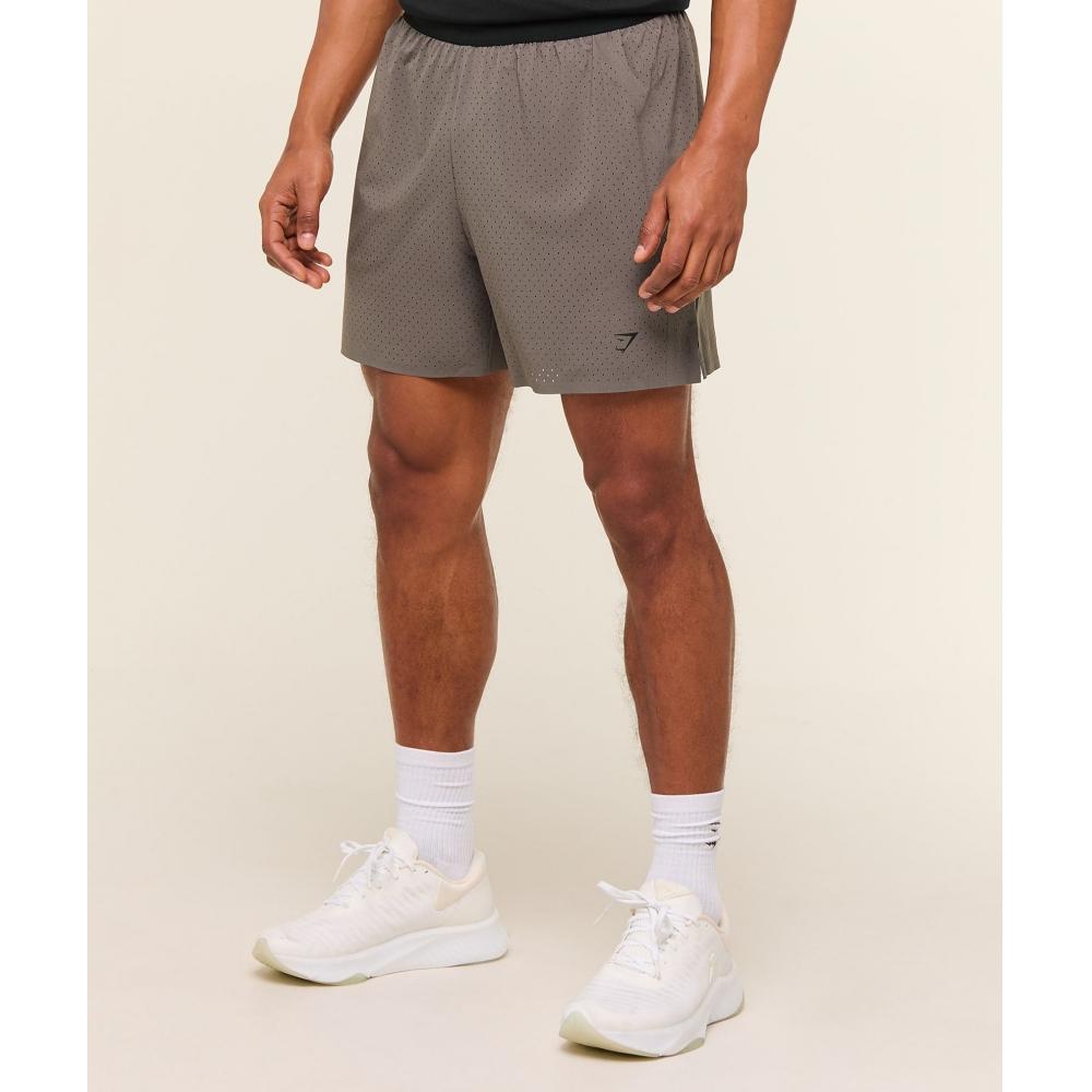 Gymshark Sport Zero 5  Short Cool Brown A4b6c Nbzg