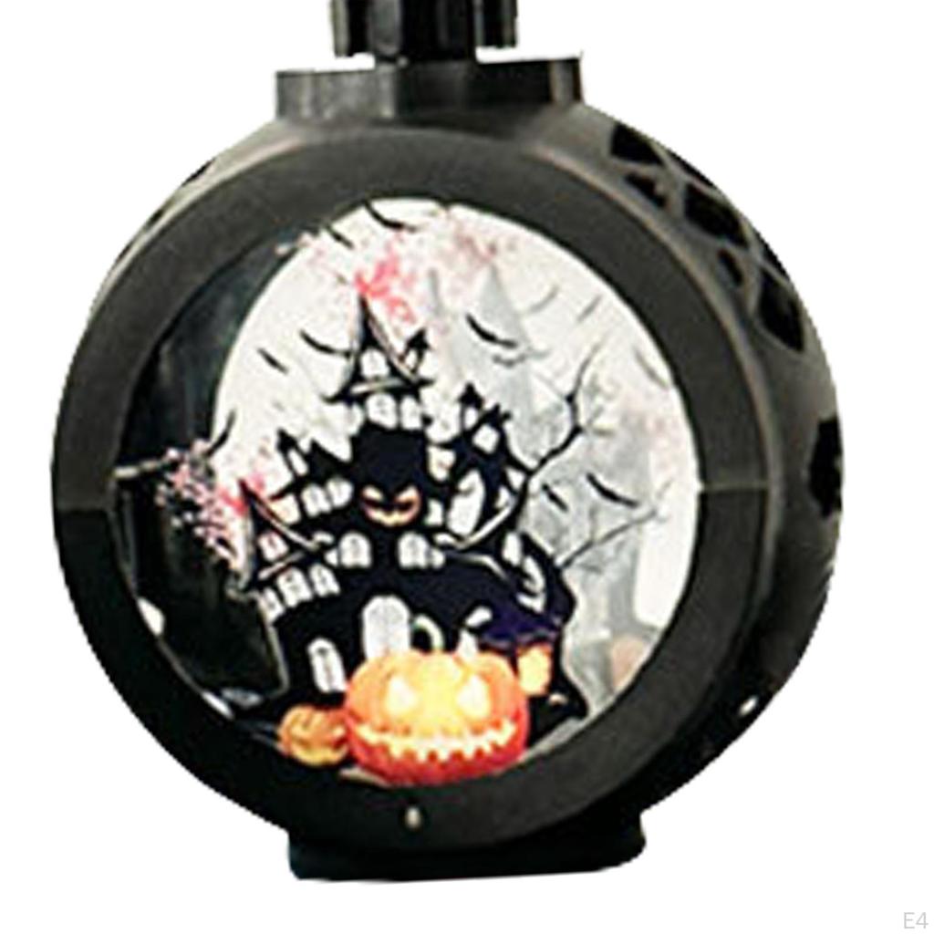 Halloween Lantern Adornment Adorable Decoration LED Candle Lights for Balcony Fireplace