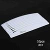10ks Beauty Sanding Pilníky na nehty 180/240 Salon Nail Art Nástroje Manikúra Pilníky na nehty a pufr na nehty