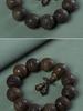 Dark Wood 2.0 Personalized Ethnic Style Buddhist Prayer Beads Bracelet for Men and Women with Carved Lettering