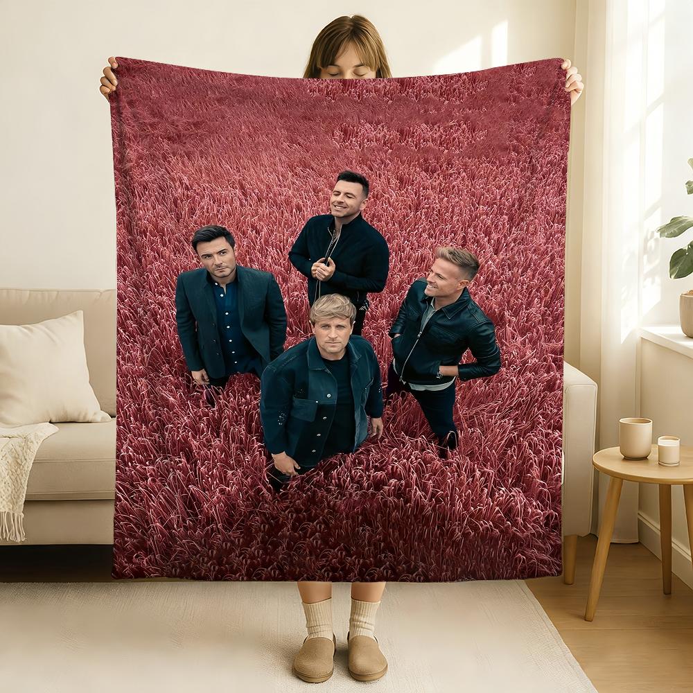 Band W Westlife S Teppe Mykt og Hudvennlig For Sofa Seng Lur Teppe Helår Dyne