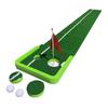 Golf Green Putting Mat Foldable Game Practice Trainer Aid Portable for Beginners,