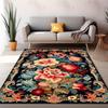 1pc Comfortable Crystal Velvet Rug ]Large Size Carpet Easter Decorations, Easter Rug, Non-Slip & Rug, Tradit