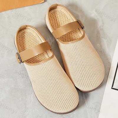 Fashion 2025 Non Slip Women Shoes Spring Soft Soled Comfortable Sandals for Women's Outdoor Slippers Casual Breathable Mesh Shoes